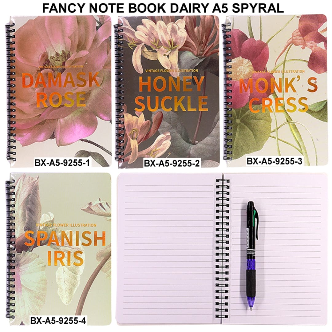 Ravrai Craft - Mumbai Branch NOTE BOOK DAIRY A5 Fancy Notebook Spiral Dairy A5