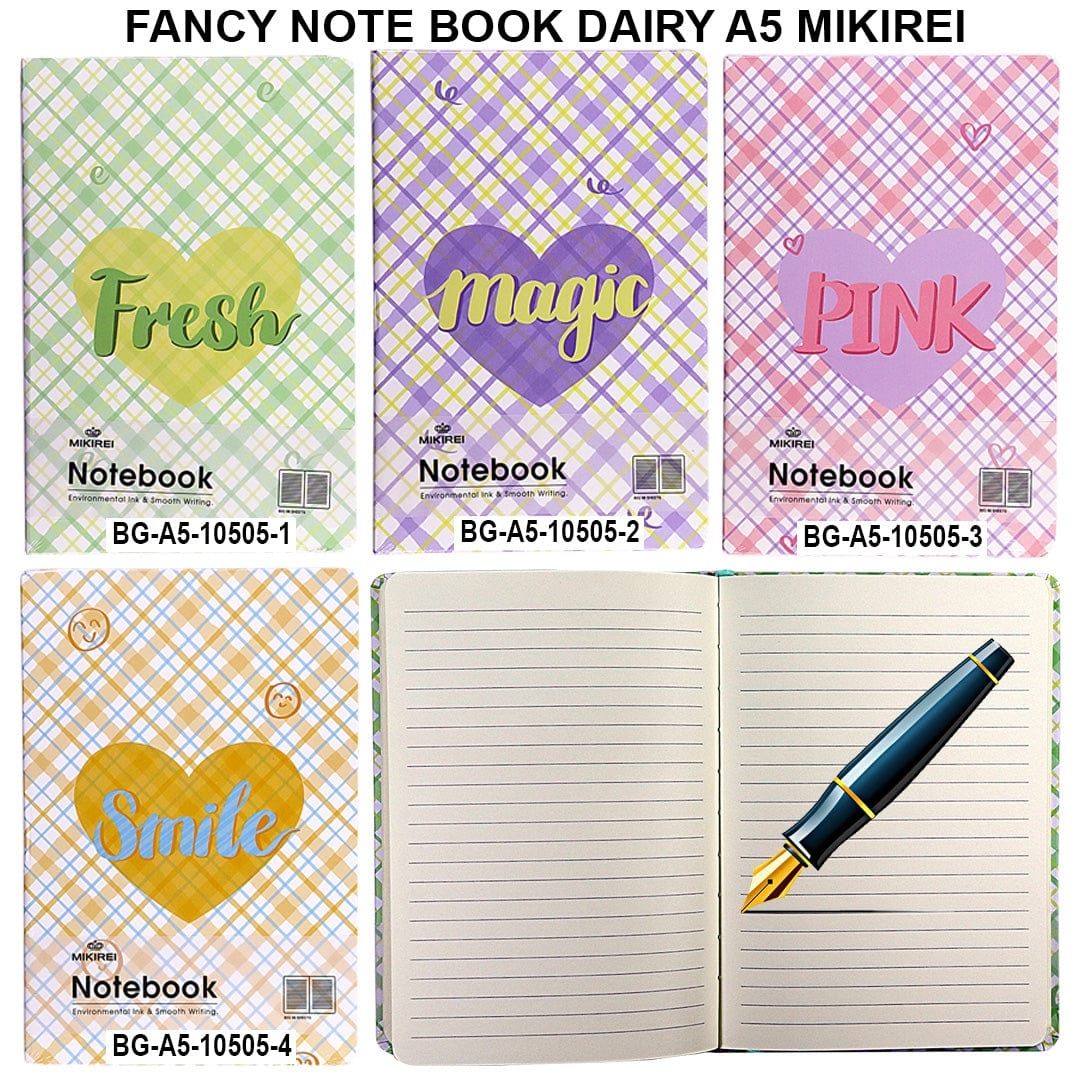 Ravrai Craft - Mumbai Branch NOTE BOOK DAIRY A5 NOTE BOOK DAIRY A5 MIKIREI A5-10505