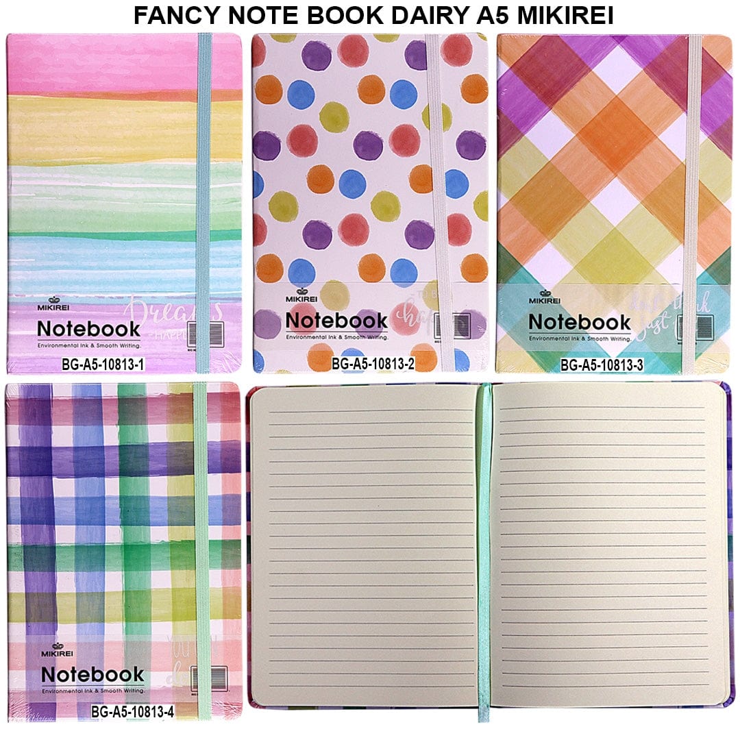 Ravrai Craft - Mumbai Branch NOTE BOOK DAIRY A5 NOTE BOOK DAIRY A5 MIKIREI A5-10813