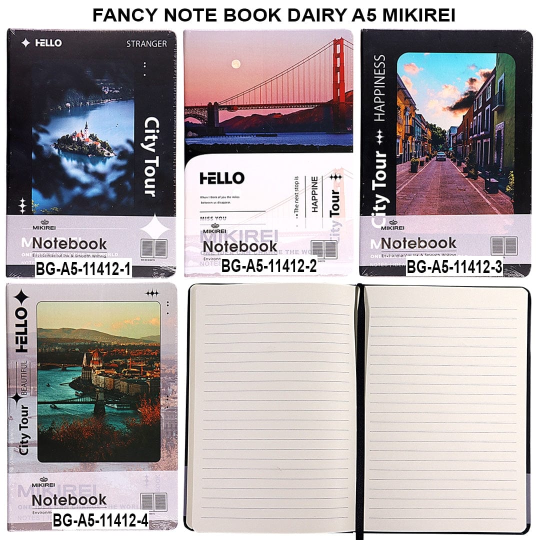 Ravrai Craft - Mumbai Branch NOTE BOOK DAIRY A5 NOTE BOOK DAIRY A5 MIKIREI A5-11412