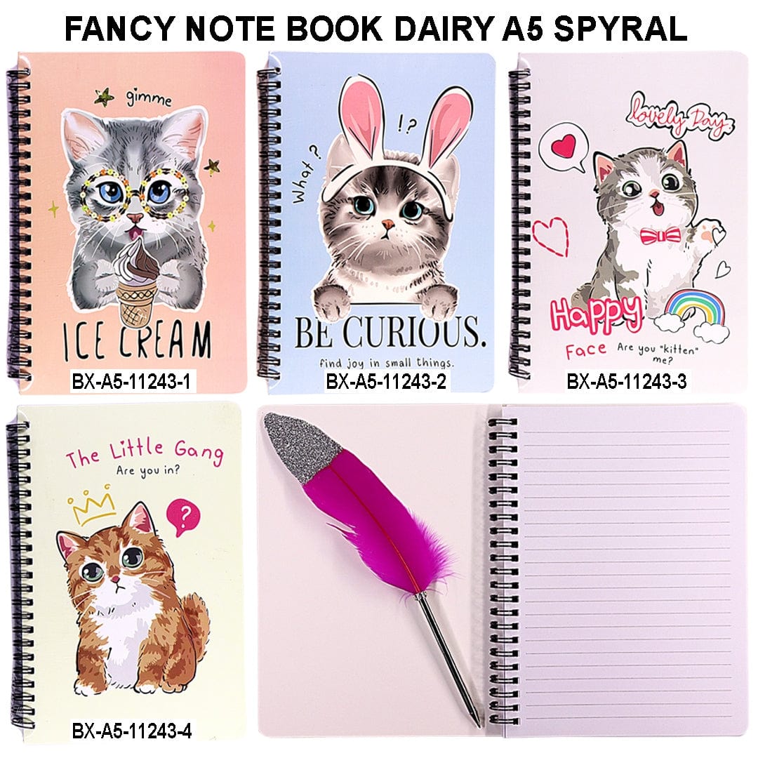 Ravrai Craft - Mumbai Branch NOTE BOOK DAIRY A5 NOTE BOOK DAIRY A5 SPYRAL BXA5-11243