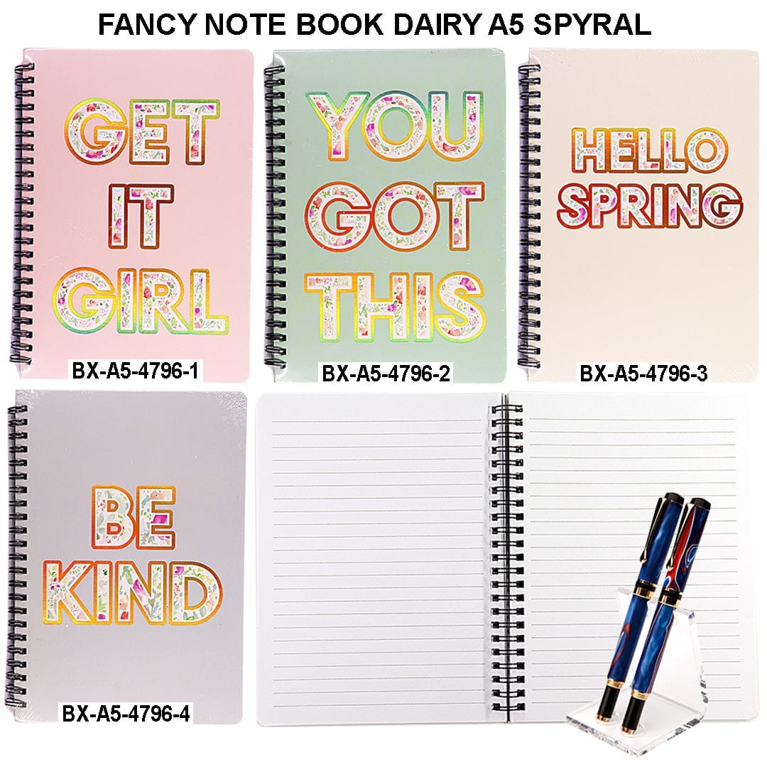 Ravrai Craft - Mumbai Branch NOTE BOOK DAIRY A5 NOTE BOOK DAIRY A5 SPYRAL BXA5-4796