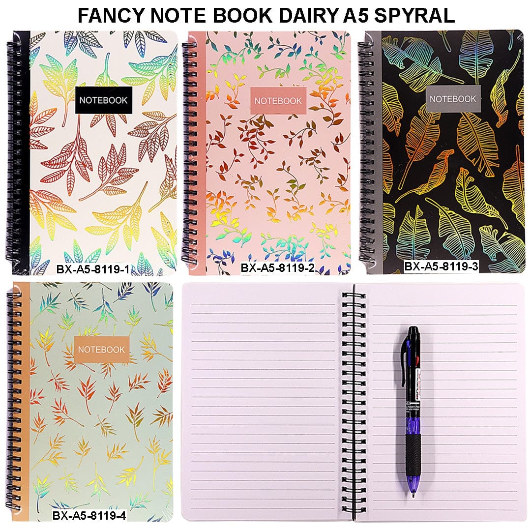 Ravrai Craft - Mumbai Branch NOTE BOOK DAIRY A5 NOTE BOOK DAIRY A5 SPYRAL BXA5-8119