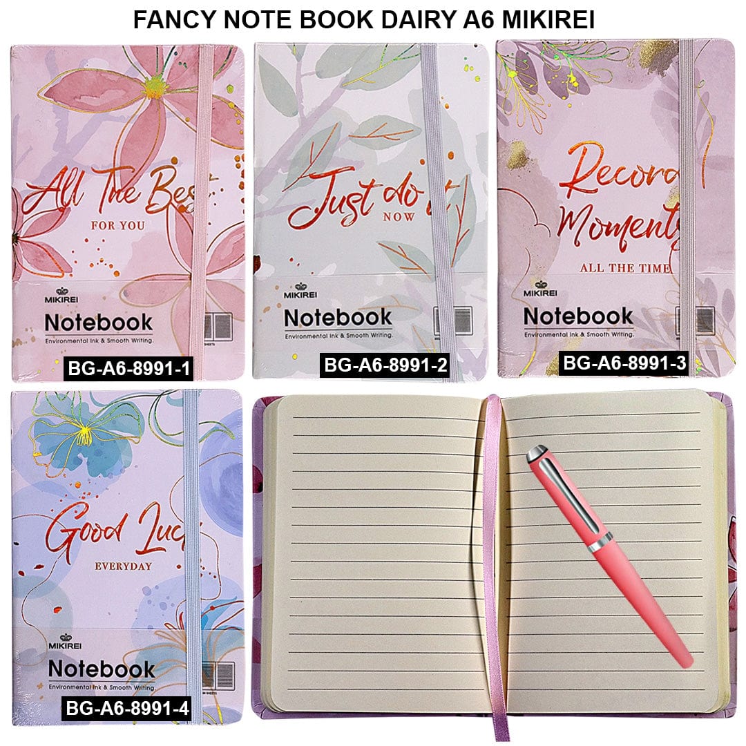 Ravrai Craft - Mumbai Branch NOTE BOOK DAIRY A6 Fancy Notebook Dairy A6