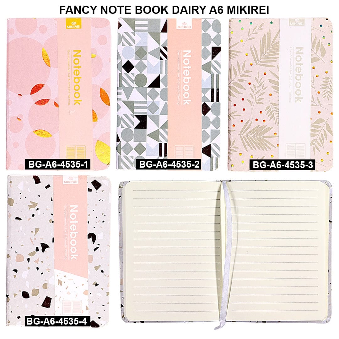 Ravrai Craft - Mumbai Branch NOTE BOOK DAIRY A6 NOTE BOOK DAIRY A6 MIKIREI A6-4535