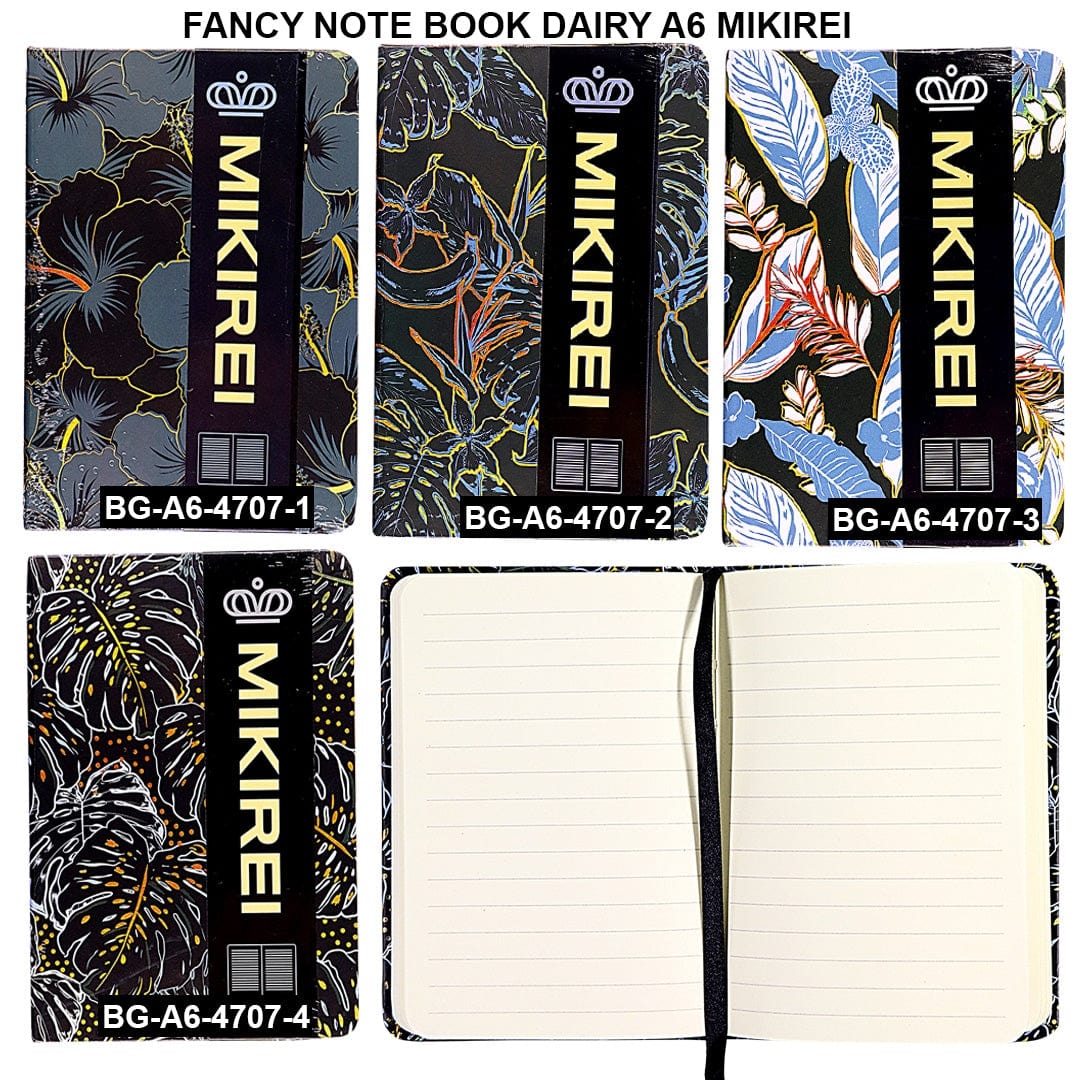 Ravrai Craft - Mumbai Branch NOTE BOOK DAIRY A6 NOTE BOOK DAIRY A6 MIKIREI A6-4707