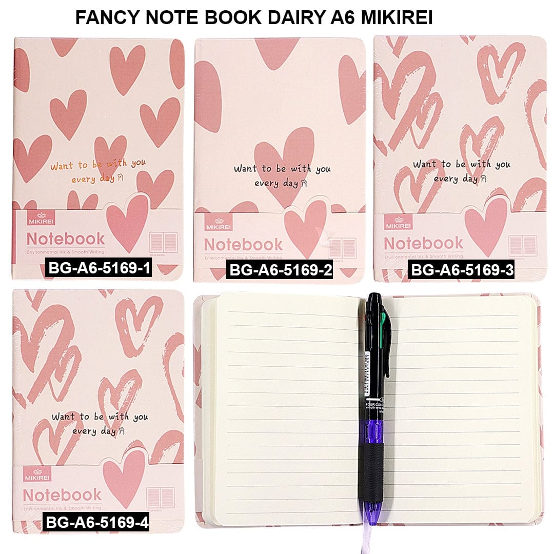 Ravrai Craft - Mumbai Branch NOTE BOOK DAIRY A6 NOTE BOOK DAIRY A6 MIKIREI A6-5169