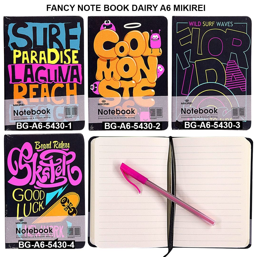 Ravrai Craft - Mumbai Branch NOTE BOOK DAIRY A6 NOTE BOOK DAIRY A6 MIKIREI A6-5430