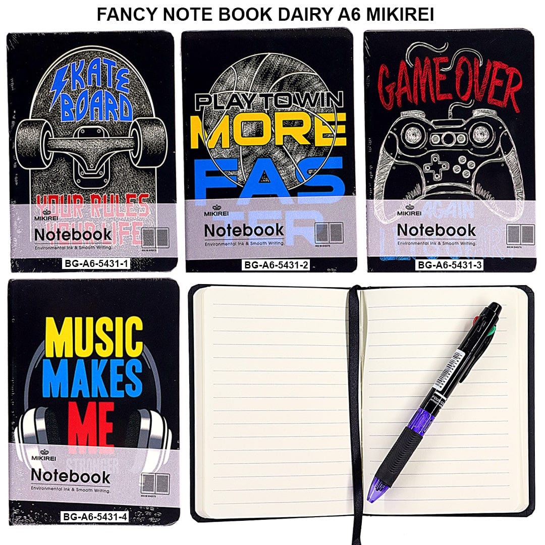 Ravrai Craft - Mumbai Branch NOTE BOOK DAIRY A6 NOTE BOOK DAIRY A6 MIKIREI A6-5431