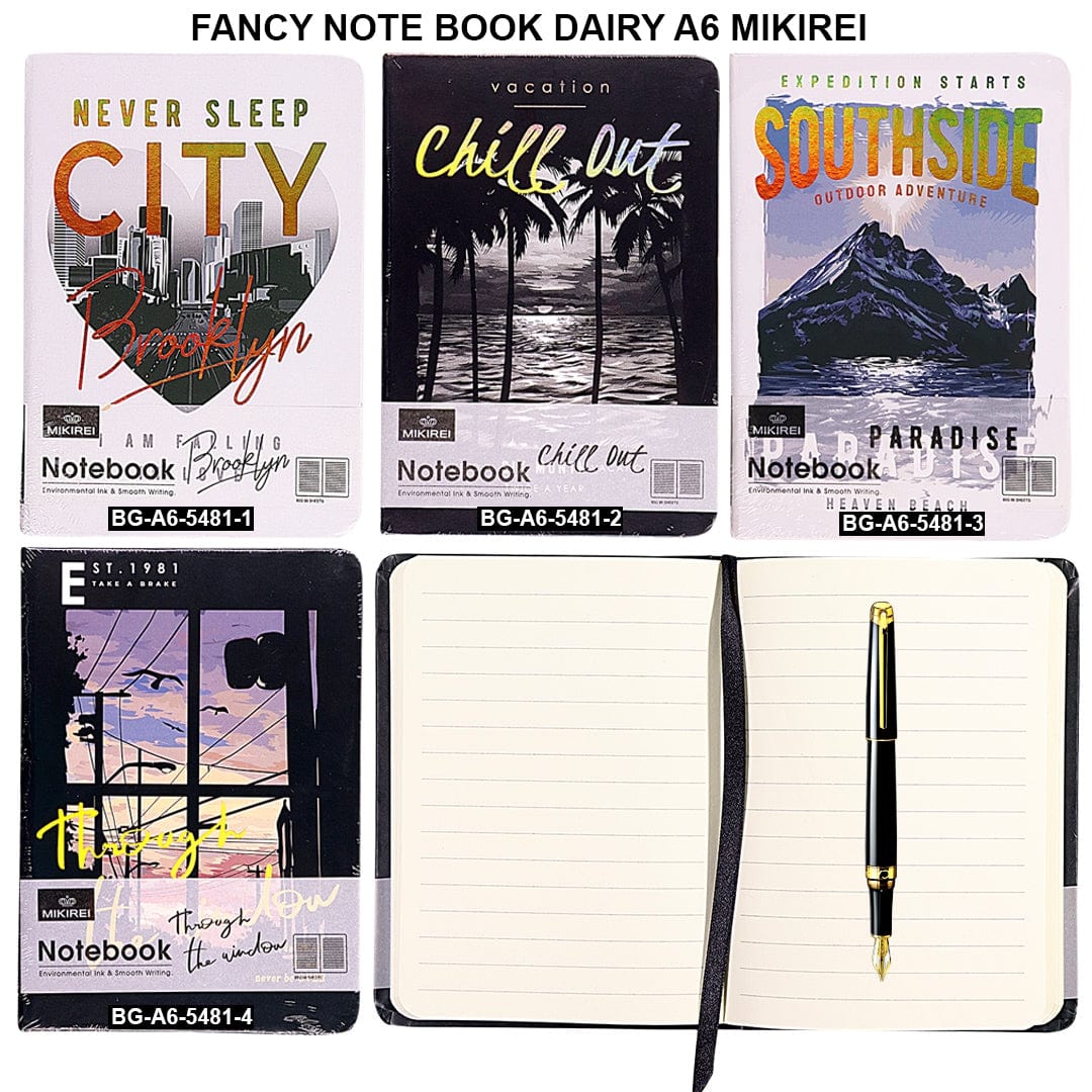 Ravrai Craft - Mumbai Branch NOTE BOOK DAIRY A6 NOTE BOOK DAIRY A6 MIKIREI A6-5481