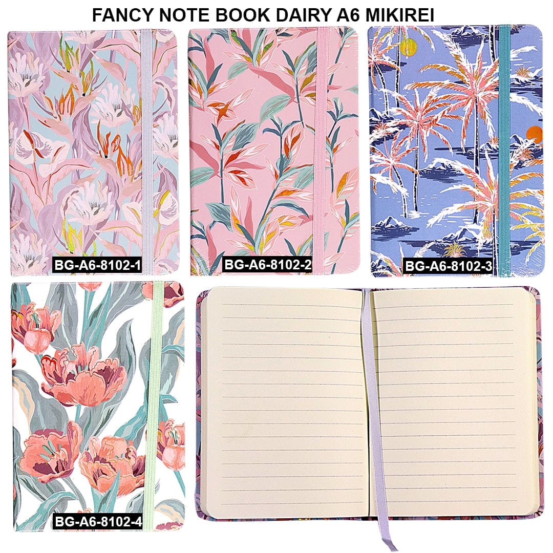 Ravrai Craft - Mumbai Branch NOTE BOOK DAIRY A6 NOTE BOOK DAIRY A6 MIKIREI A6-8102