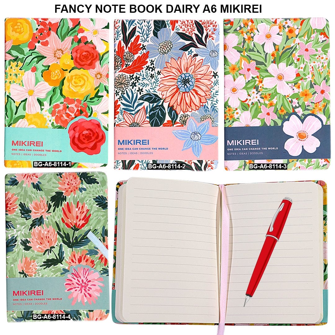 Ravrai Craft - Mumbai Branch NOTE BOOK DAIRY A6 NOTE BOOK DAIRY A6 MIKIREI A6-8114