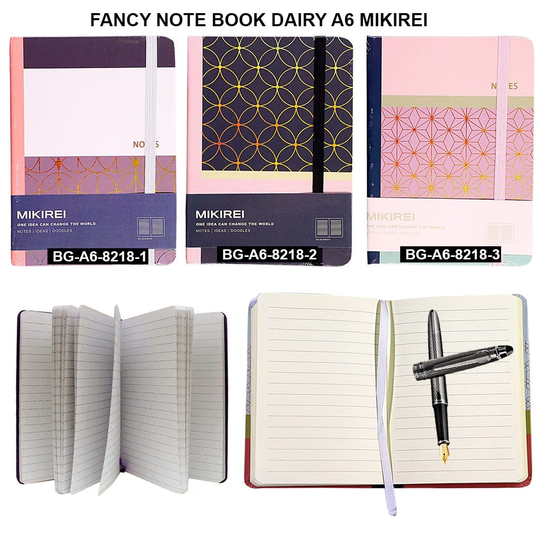 Ravrai Craft - Mumbai Branch NOTE BOOK DAIRY A6 NOTE BOOK DAIRY A6 MIKIREI A6-8218