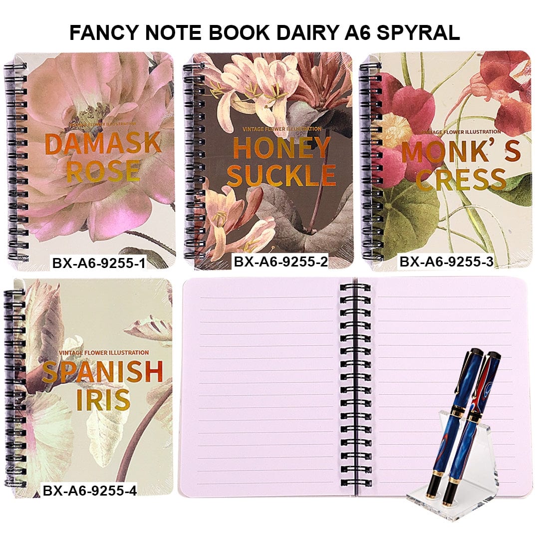 Ravrai Craft - Mumbai Branch NOTE BOOK DAIRY A6 SPIRAL fancy note book dairy A6