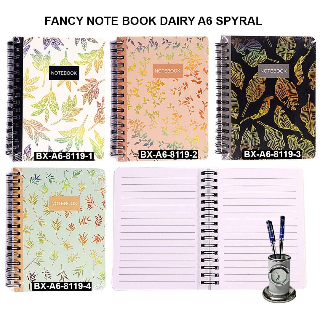 Ravrai Craft - Mumbai Branch NOTE BOOK DAIRY A6 SPIRAL Fancy Notebook Spiral Dairy A6