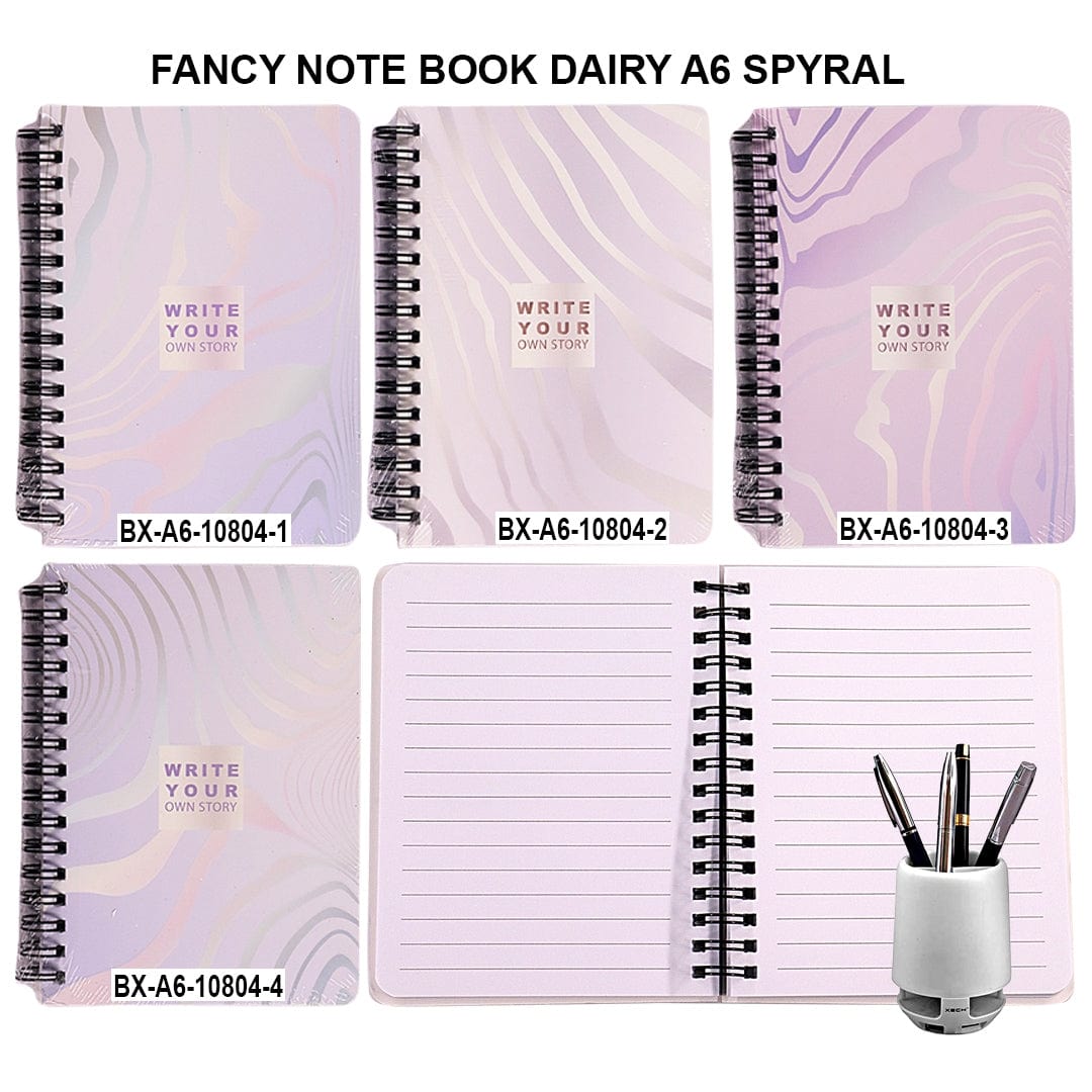 Ravrai Craft - Mumbai Branch NOTE BOOK DAIRY A6 SPIRAL Fancy Notebook Spiral Dairy A6