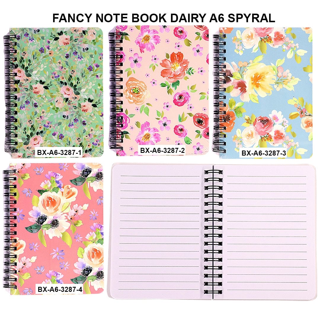 Ravrai Craft - Mumbai Branch NOTE BOOK DAIRY A6 SPIRAL Notebook Spiral Dairy A6