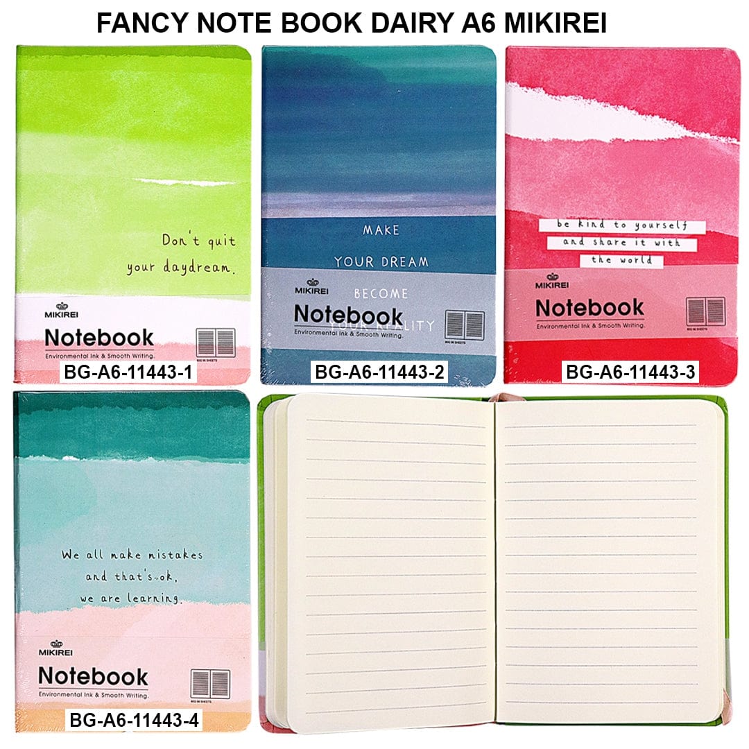 Ravrai Craft - Mumbai Branch Note Book Diary A6 NOTE BOOK DAIRY A6 MIKIREI