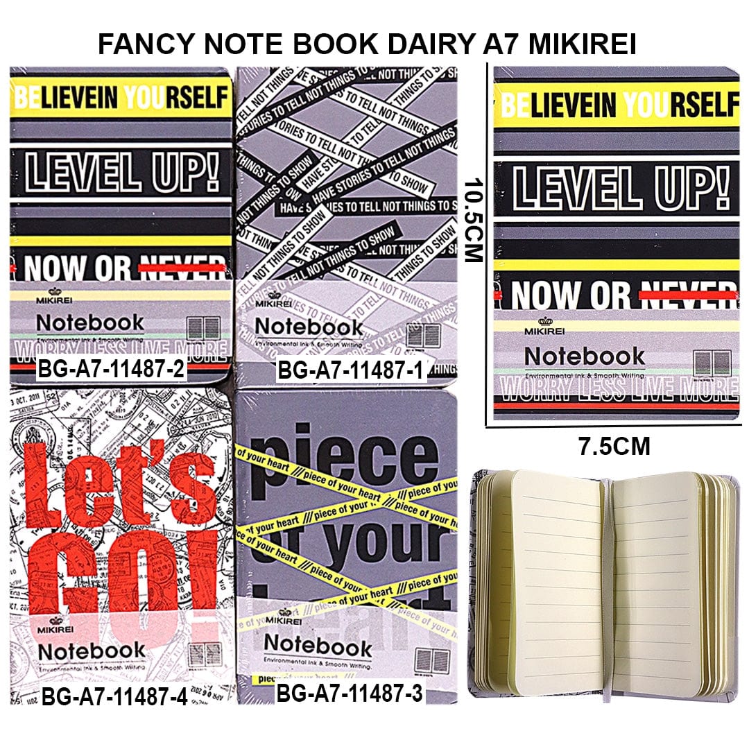 Ravrai Craft - Mumbai Branch NOTE BOOK DIARY A7 Note Book Diary A7