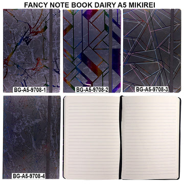 Fancy A5 Journal Diary: Ruled, Undated, 100 Sheets