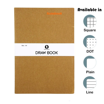 Ravrai Craft - Mumbai Branch Notebooks & Notepads Big A4 Notebook Draw -(Drawa4)