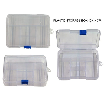 Compact Plastic Storage Box - 10x14cm, Contain 1 Unit