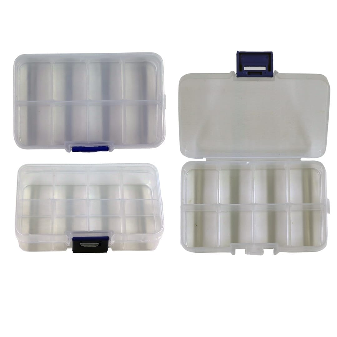 Ravrai Craft - Mumbai Branch Organiser Compact Plastic Storage Box - 7x10cm, Pack of 1