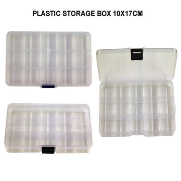 Ravrai Craft - Mumbai Branch Organiser Versatile Plastic Storage Box - 10x17cm, Pack of 1