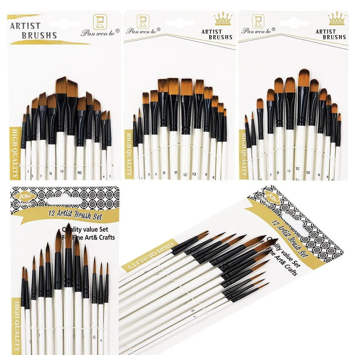 Paint Brust Set 12Pcs