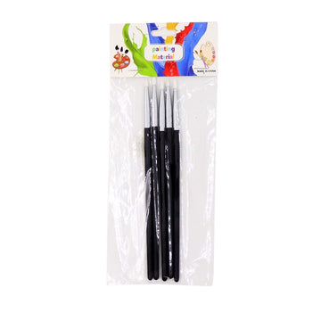 Silicone Precision: 5-Piece Small Paint Brush Set