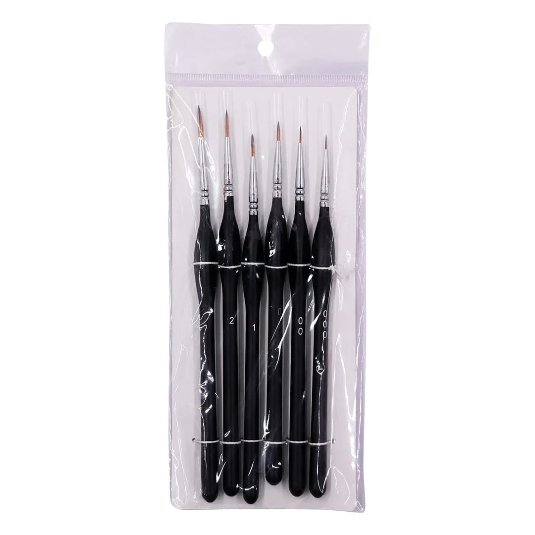 Buy 1 Get 1 Free Fine Liner Brush Set 6Pcs