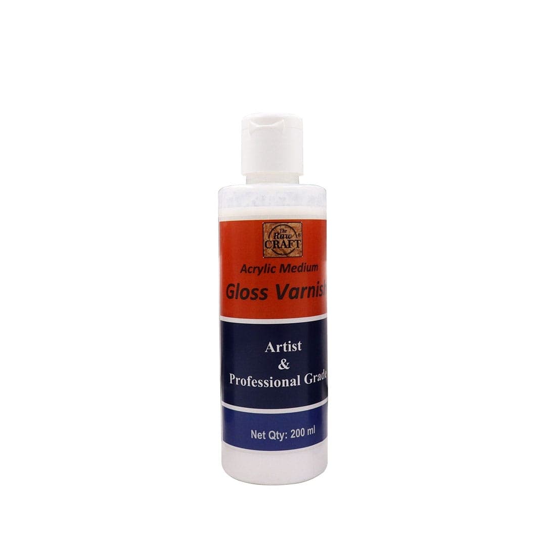 Ravrai Craft - Mumbai Branch paint tools LustraSeal™ Acrylic Medium Gloss Varnish: Enhance and Protect your Artwork (200ml)