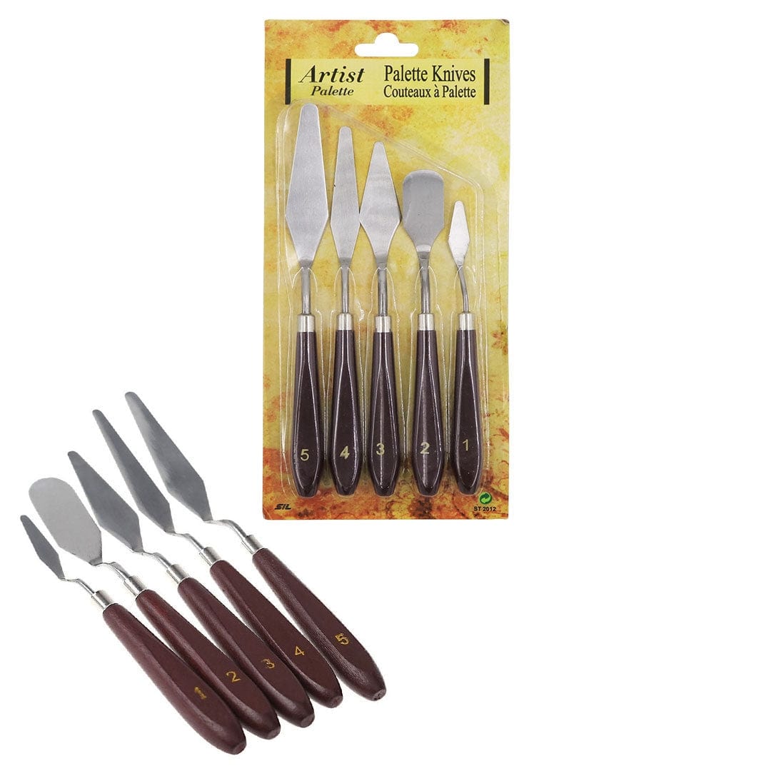 Ravrai Craft - Mumbai Branch painting knife Painting Knife Set 5Pcs