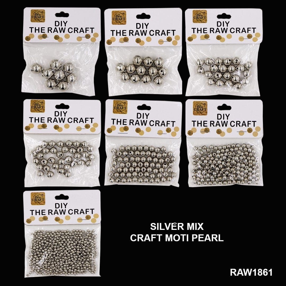 Ravrai Craft - Mumbai Branch Pearls Mraft moti pearl silver mix