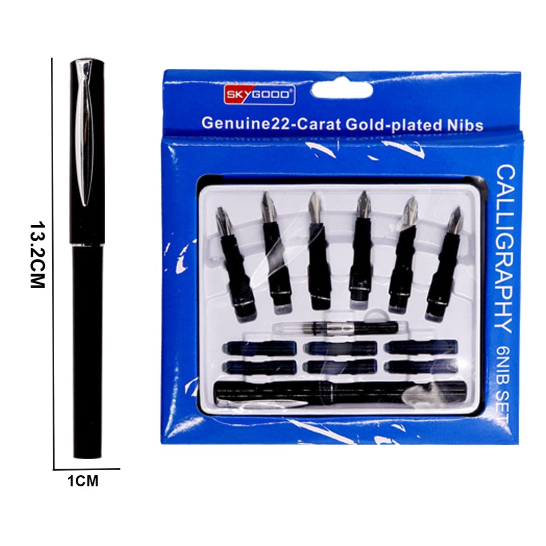 Ravrai Craft - Mumbai Branch Pens Calligraphy Set Big 6Nibb