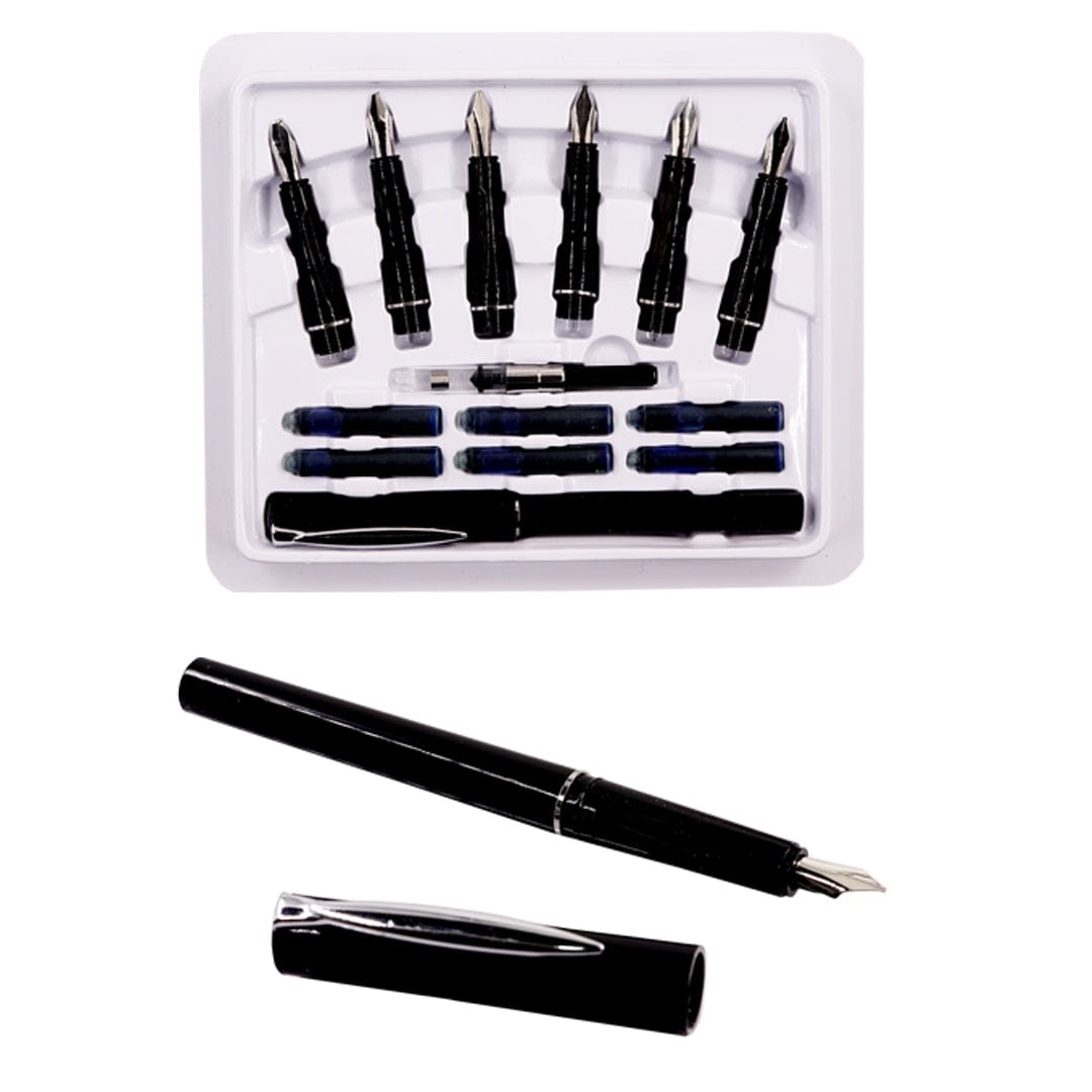 Ravrai Craft - Mumbai Branch Pens Calligraphy Set Medium 6Nibs