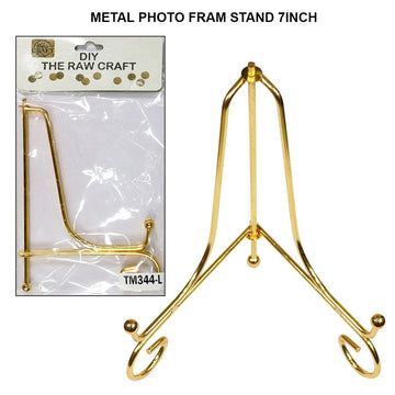 Metal photo frame stand 17cm
