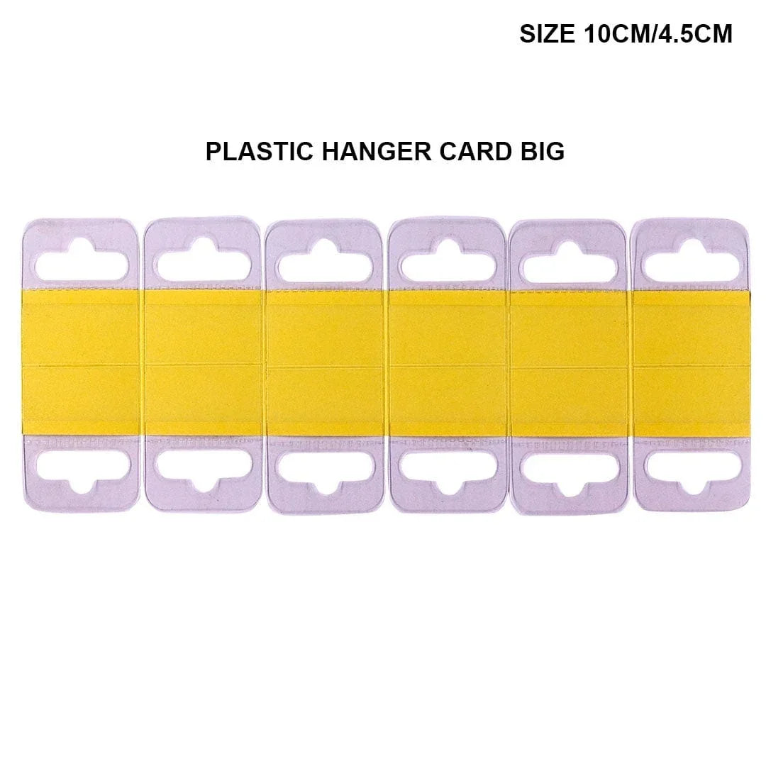 Hanging Card Sharp plastic hanger card big