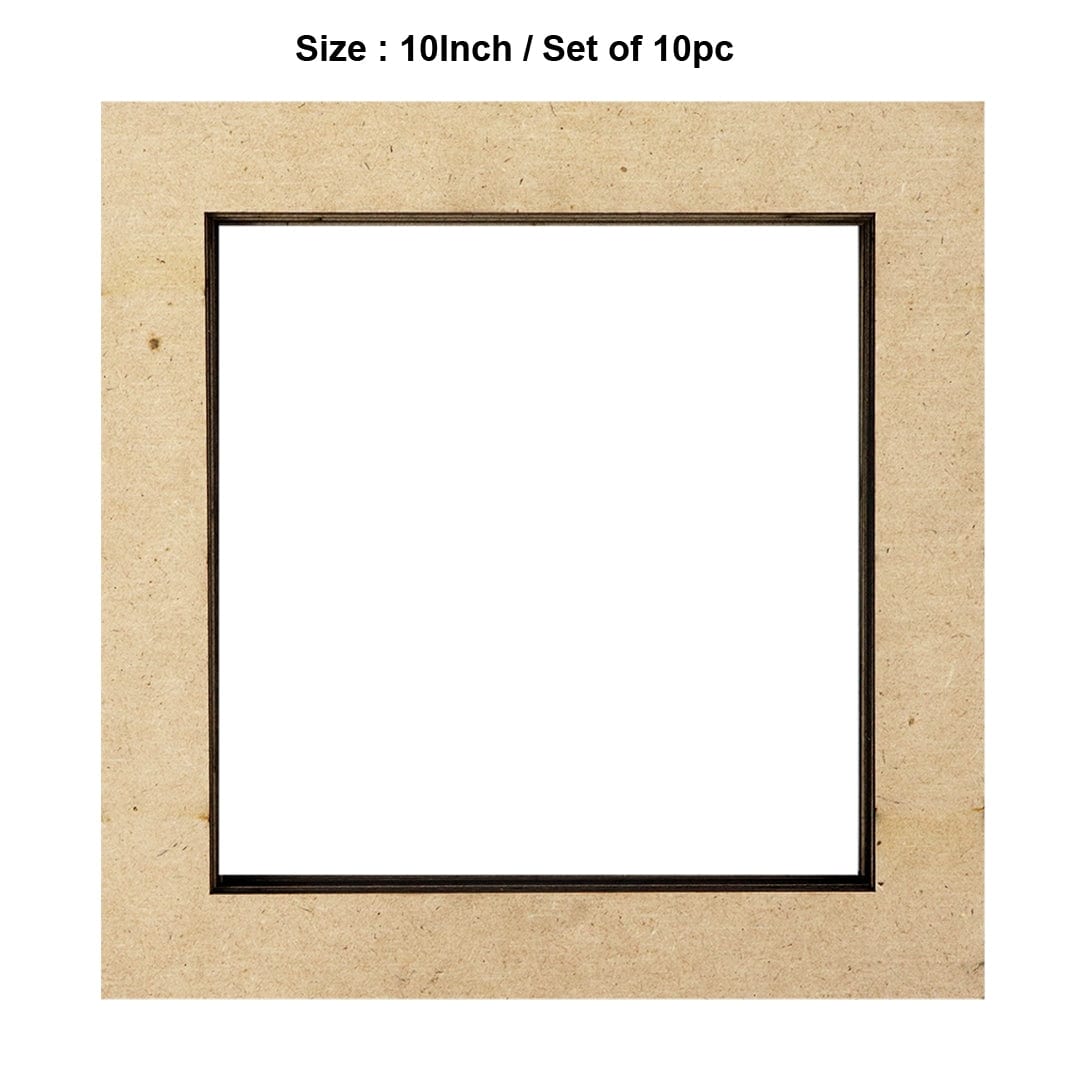 Ravrai Craft - Mumbai Branch Rectangle ring MDF CRAFT RING SQUARE 10INCH X 1INCH