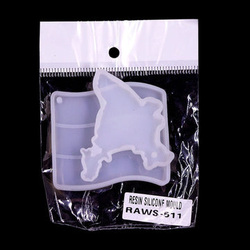 India Map Resin Silicone Keychain Mould