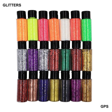 Sparkling Wonder: Small Glitter Powder - Add Glamour to Your Creations (Contain 1 Unit tube in assorted color)