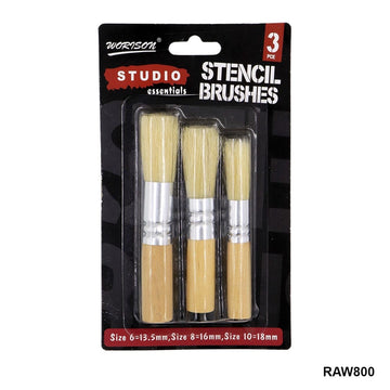 Stencil brush 3 PCS