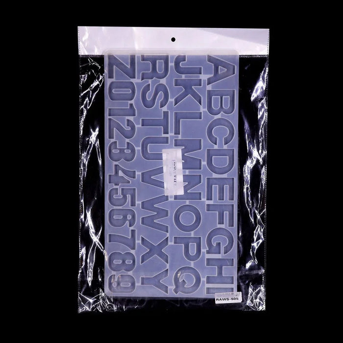 Front-Facing Resin Silicone Mould Alphabet Set