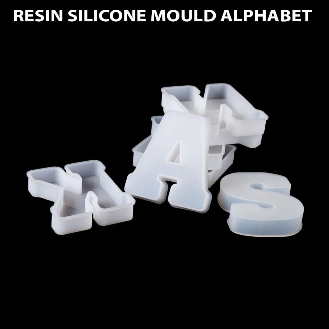 Ravrai Craft - Mumbai Branch resin mould Impressive 5-Inch Resin Silicone Mould Alphabet Letter