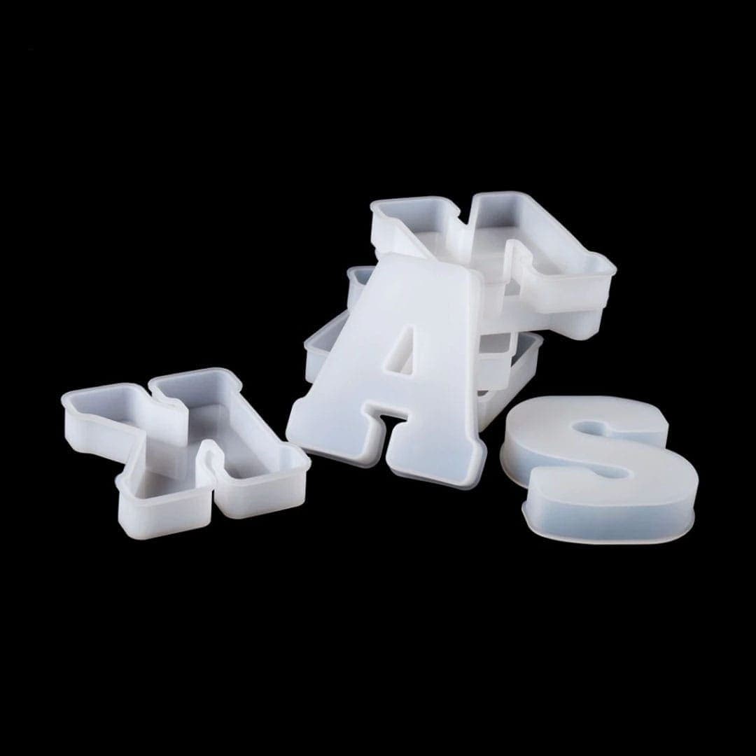 Ravrai Craft - Mumbai Branch resin mould Impressive 5-Inch Resin Silicone Mould Alphabet Letter