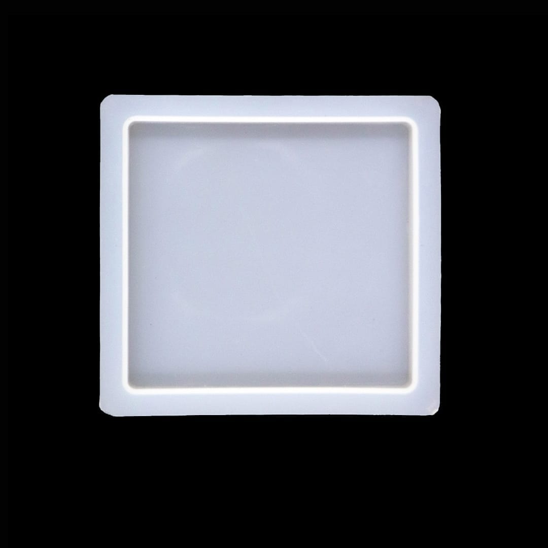 Ravrai Craft - Mumbai Branch resin mould Resin Coaster Mould of Silicone (Square 4inch)