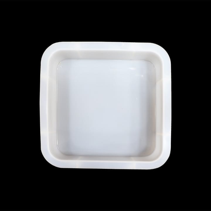 Ravrai Craft - Mumbai Branch Resin Mould Resin Silicone Mould Coaster Square 6.5 Inch x 50 Mm Raws-070