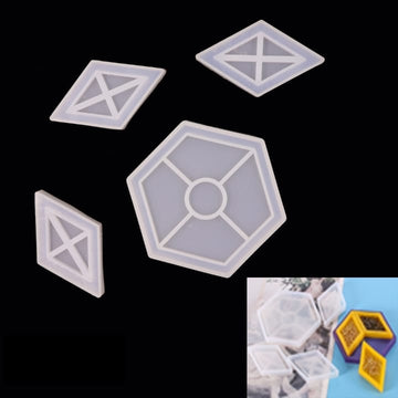 Resin Silicone Mould Hexagon Box Raws-414