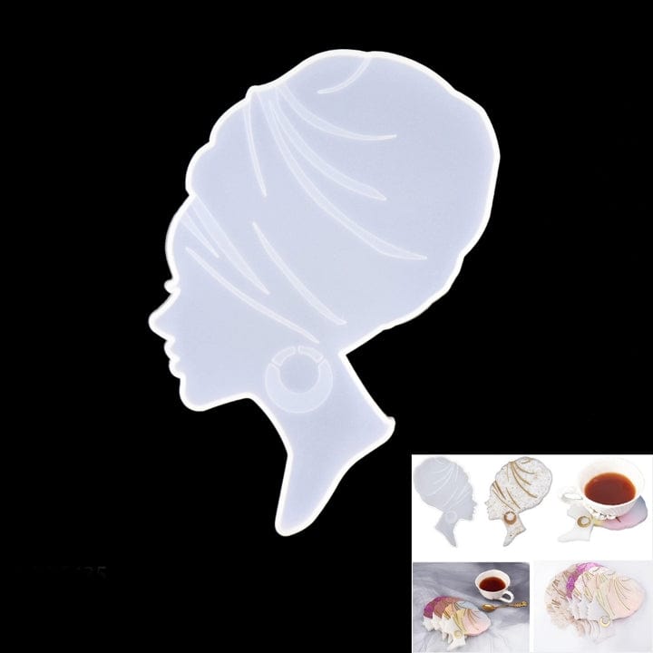 Ravrai Craft - Mumbai Branch Resin Mould Resin Silicone Mould Lady Face Raws-436