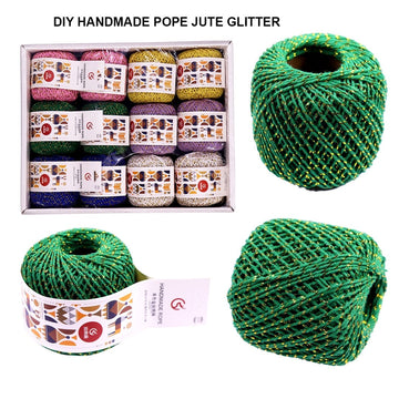 Diy Handmade Rope Jute Glitter